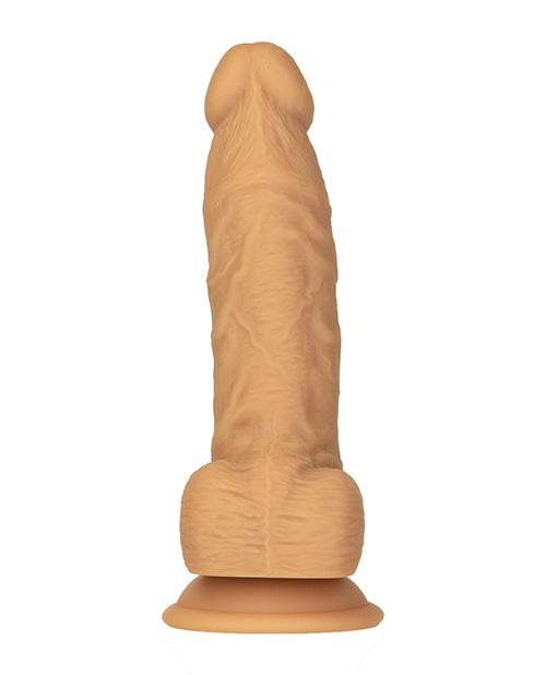 Naked Addiction 8" Dual Density Silicone Dildo - Caramel by Naked Addiction