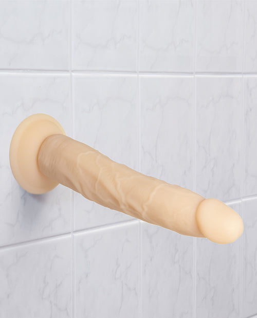 Naked Addiction 9" Dual Density Silicone Dildo - Vanilla by Naked Addiction