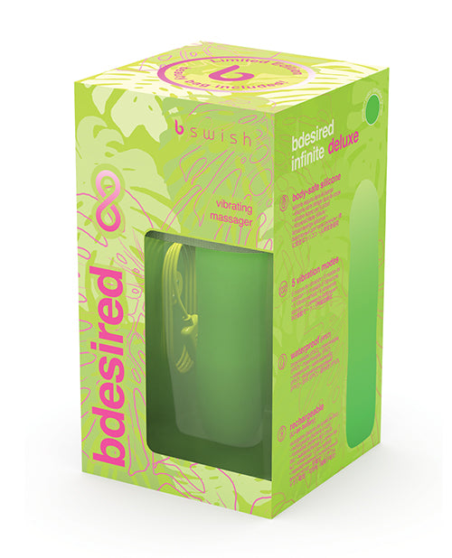 Bdesired Infinite Deluxe LE Paradise Vibrator - Green by Bdesired