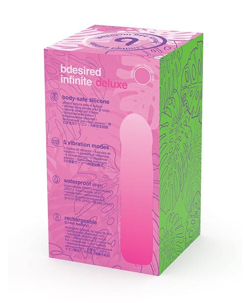Bdesired Infinite Deluxe LE Flamingo USB Rechargeable Vibrator, Pink