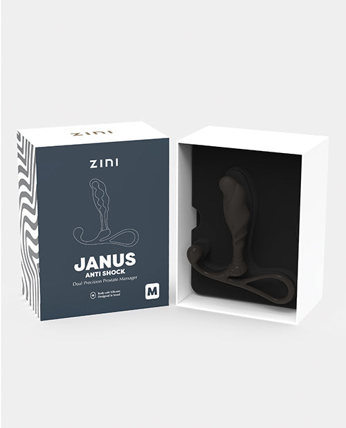B Swish Janus Anti Shock Prostate Massager — Medium Black