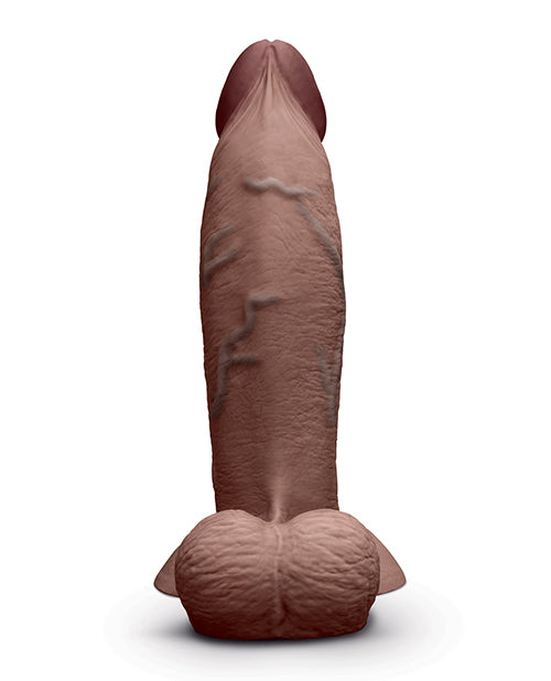b-Vibe Slipskin 9" Girthy - Brown by b-vibe