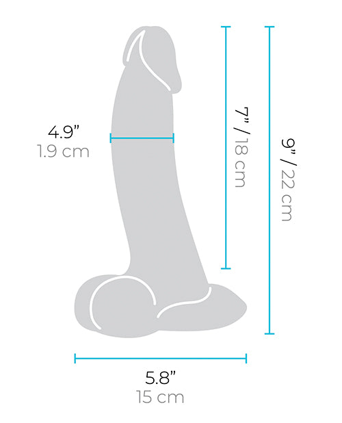 b-Vibe Slipskin 9" Curvy - Mocha by b-vibe