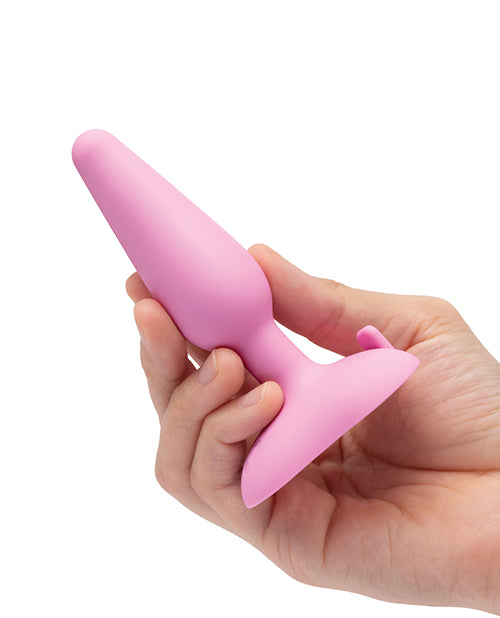 b-Vibe Beginner's Vibrating Tapered Butt Plug - Pink by b-vibe