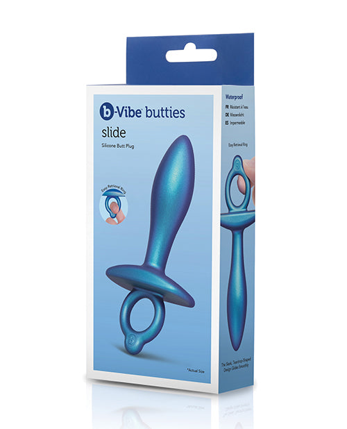 b-Vibe Slide Silicone Butt Plug by b-vibe