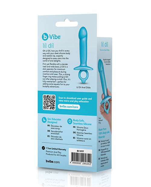 b-Vibe Lil Dil Petite Silicone Anal Dildo