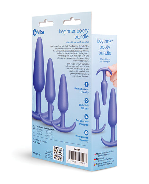 b-Vibe Beginner Booty Bundle - 3 pc Set by b-vibe