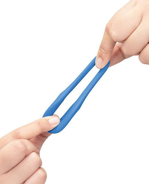 b-Vibe Snug Ring Tri-Sling Soft Stretch Silicone Cock-and-Ball Sling by b-vibe