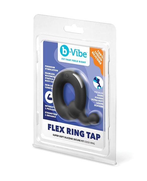 b-Vibe Flex Ring Tap Super Soft Silicone Secure Fit Cock Ring by b-vibe