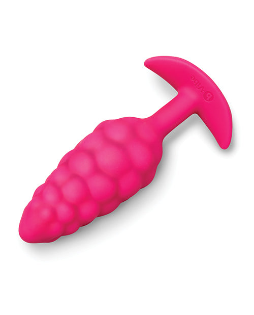 b-Vibe Bump Texture Plug - Pink by b-vibe