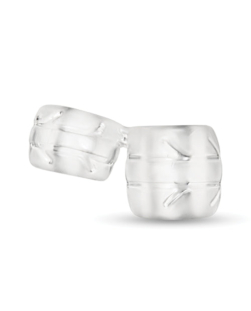 b-Vibe Stretch-Tech Double Barrel Flexible Secure Fit Cock Ring by b-vibe