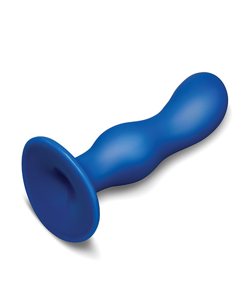 b-vibe Milk 8.5 Inch Curved XXL Anal Trainer — Tapered Tip & Suction Cup