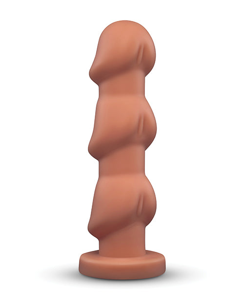 b-Vibe Headz 10.5 Inch Multi-Bulb XXL Dildo with Flared Base by b-vibe