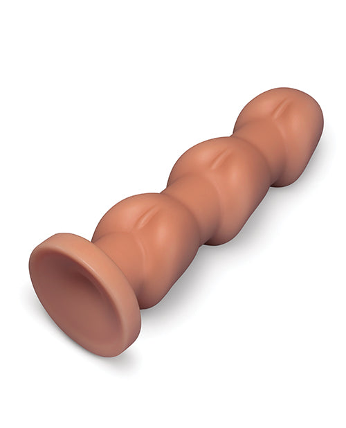 b-Vibe Headz 10.5 Inch Multi-Bulb XXL Dildo with Flared Base by b-vibe