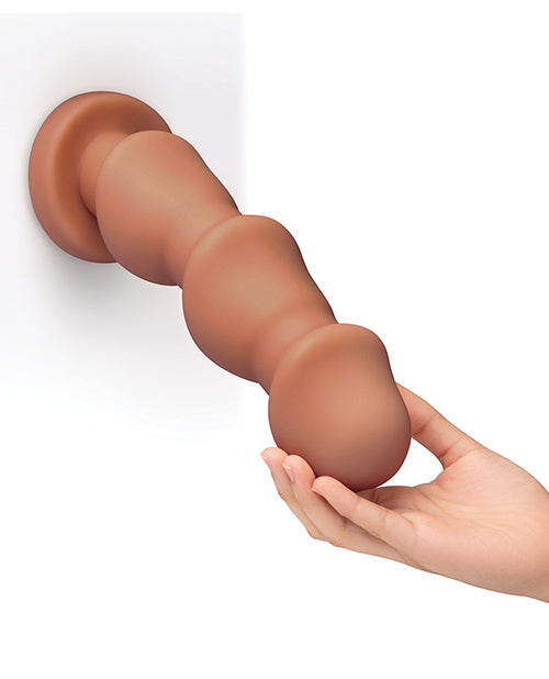 b-Vibe Headz 10.5 Inch Multi-Bulb XXL Dildo with Flared Base by b-vibe