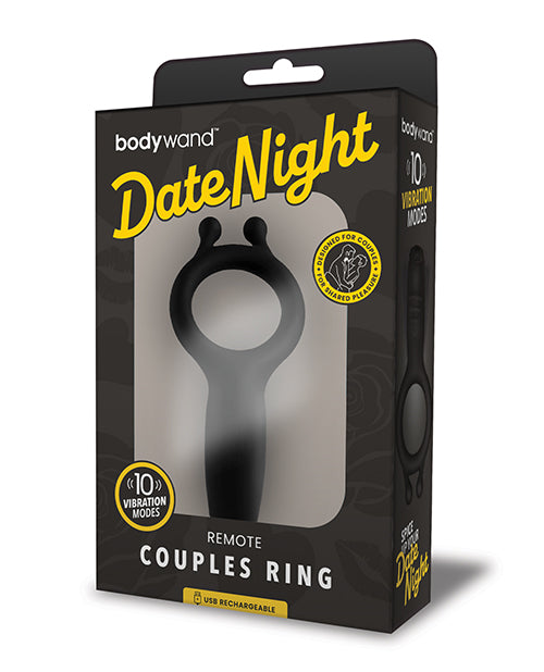 Xgen Bodywand Date Night Remote Couples Ring - Black by Bodywand