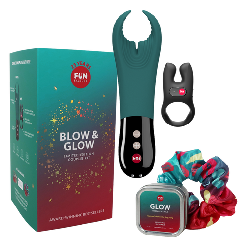 Fun Factory Blow & Glow Kit — Couples Vibrator Kit - FN1000