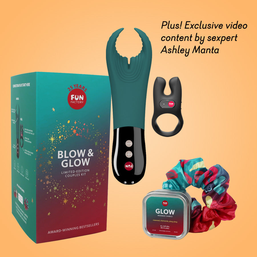 Fun Factory Blow & Glow Kit — Couples Vibrator Kit - FN1000