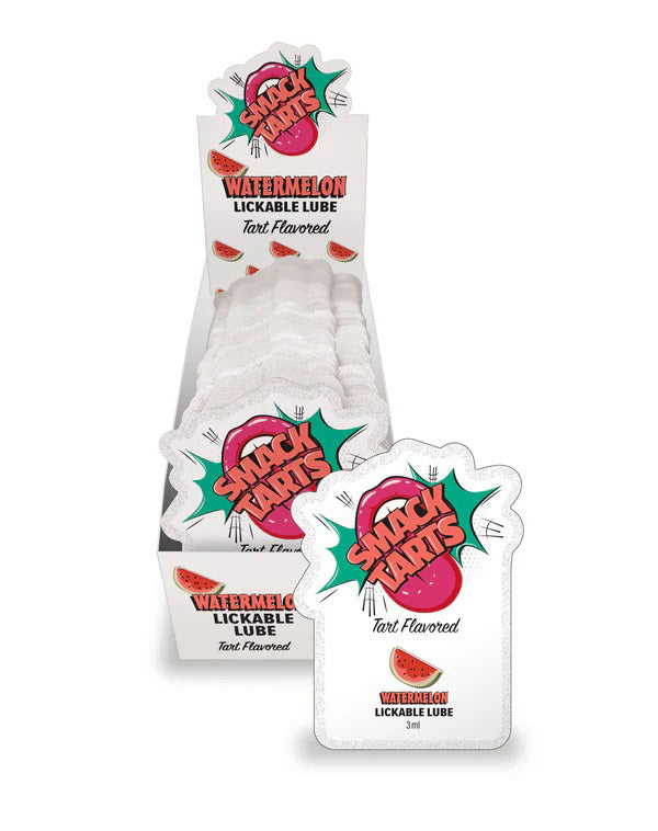 Little Genie Smack Tarts Sour Watermelon Lube Pouches – 36 x 3ml - LG-BT455PD