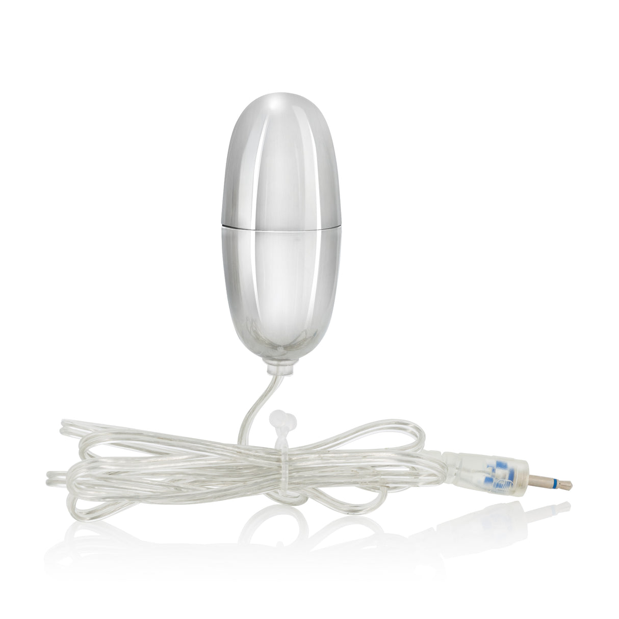 Sterling Collection Silver Bullet With 2-Speed Controller Plus Sleeve by CalExotics