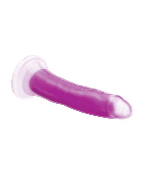 Curve Toys Lollicock 7" Glow In The Dark Silicone Dildo - Purple by Lollicock