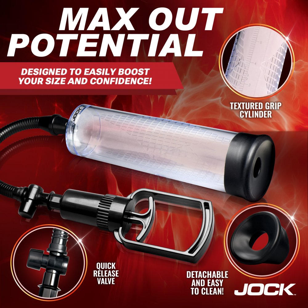 Amp Up Penis Pump with Pull Handle - image 3