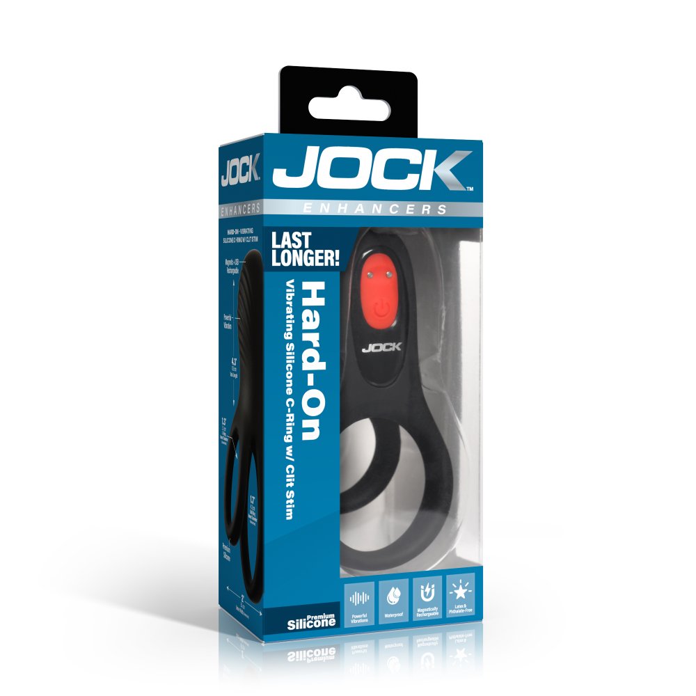 Hard-On Vibrating Silicone C-Ring w/ Clit Stim - image 6