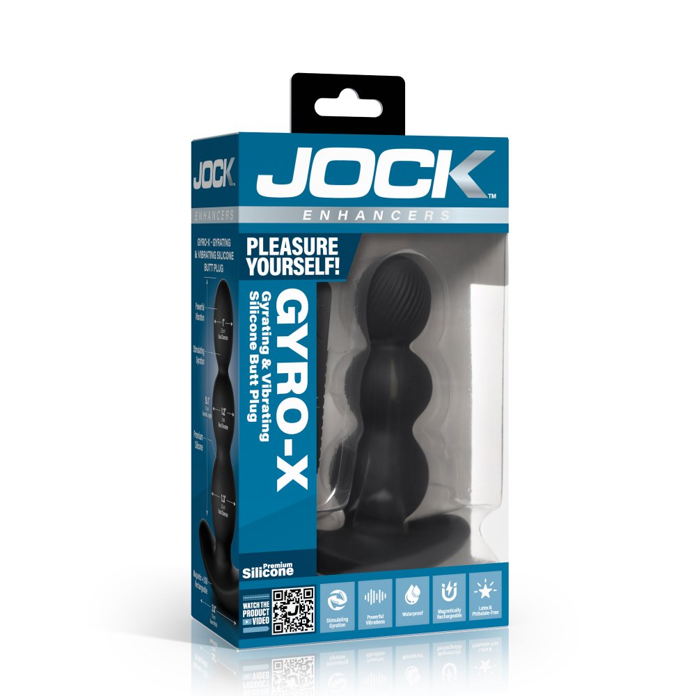 Gyro-X Gyrating and Vibrating Silicone Butt Plug - image 6