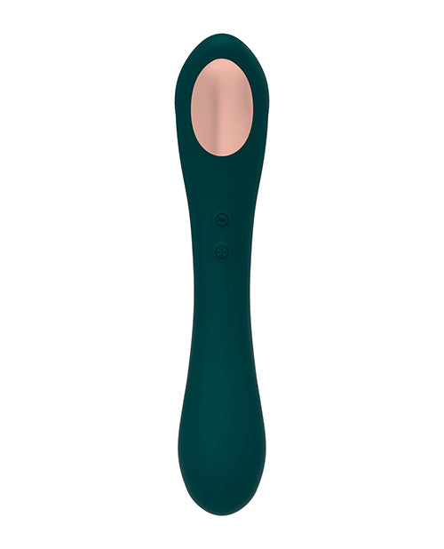 Alive Quiver — Dual-Ended Vibrator with Suction, Teal