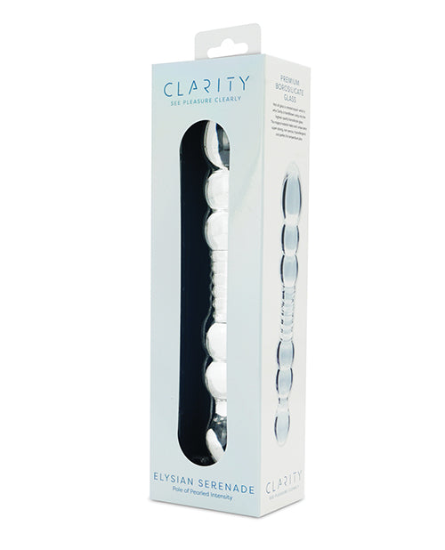 Clarity Elysian Serenade Glass Dildo — 7.5 in (191 mm)