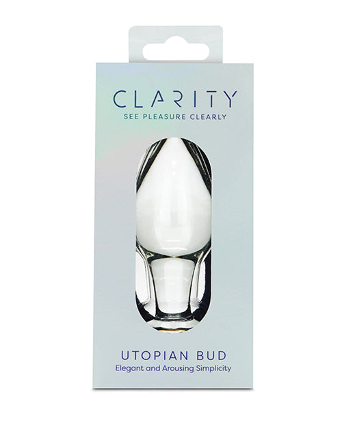 Clarity Glass Dildo - Utopian Bud by Clarity