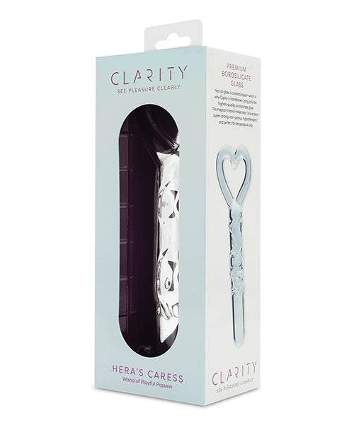 Clarity Hera's Caress Glass Dildo — 5.9 in