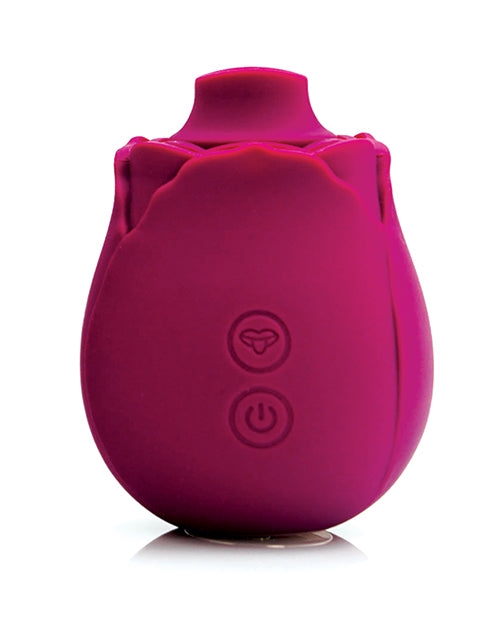 Creative Conceptions Rose Flutterz Clitoral Vibrator — Red