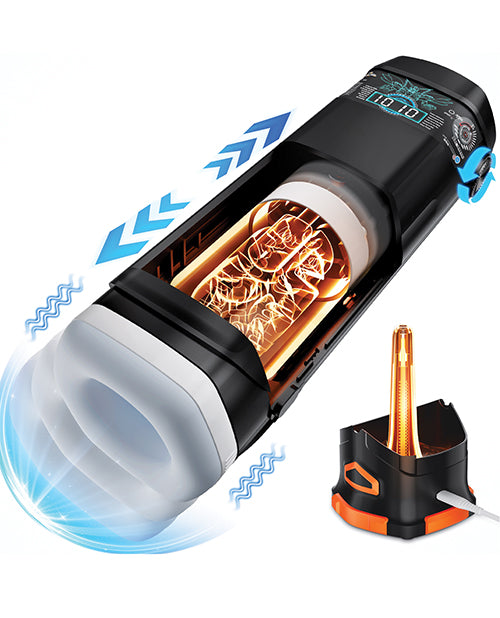 The Titan Thrusting & Vibrating Masturbator by CyberSkin