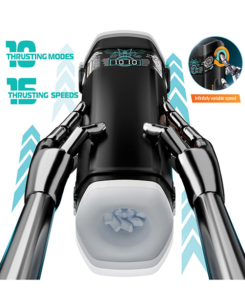 The Titan Thrusting & Vibrating Masturbator by CyberSkin