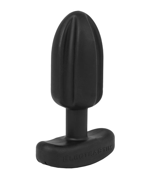 ElectraStim Silicone Noir Tartarus Butt Plug - Black by ElectraStim