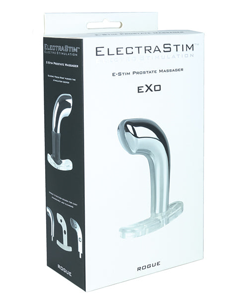 ElectraStim Exo Rogue Prostate Massager - Silver by ElectraStim