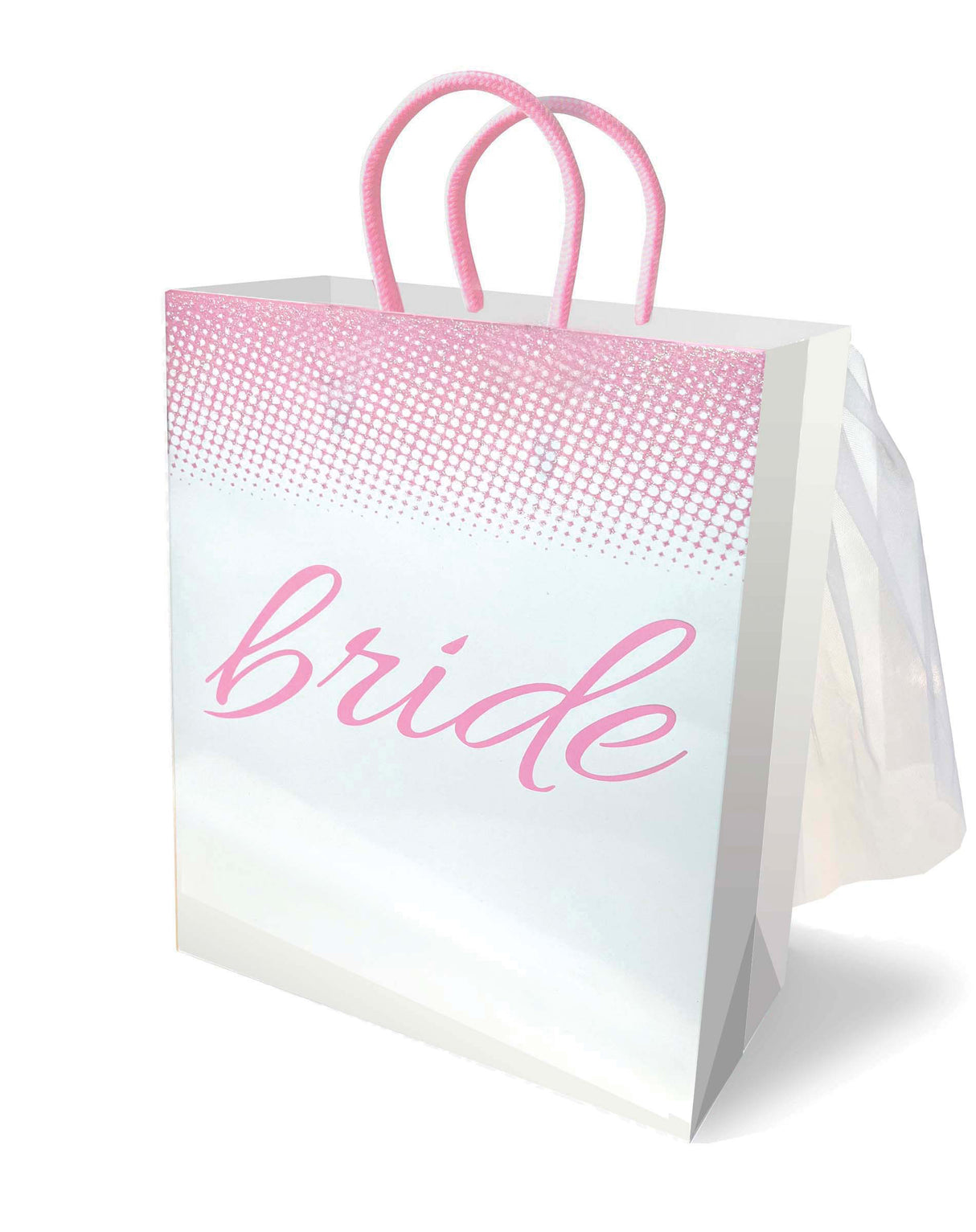 Little Genie Bride Gift Bag with Veil and Woven Handles - LG-LGP034