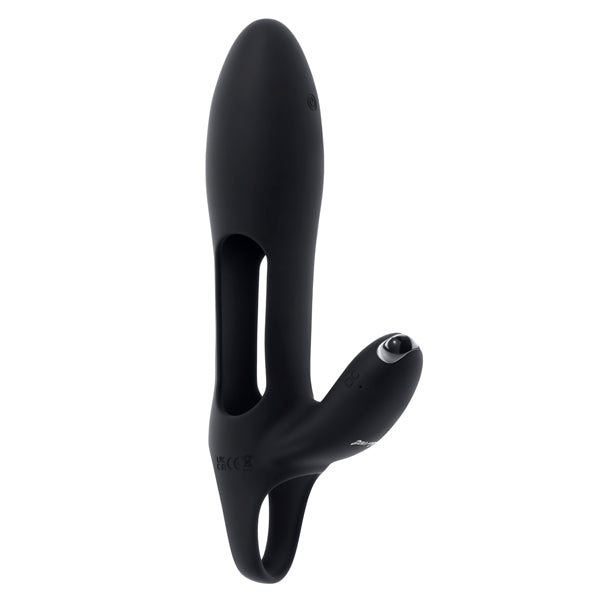 Evolved Novelties Nautilus Vibrating Penis Sleeve — Black - ZE-RS-5605-2