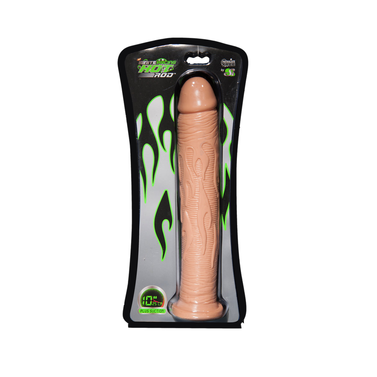 SI Novelties Hot Rod 10" Suction Dildo — Flesh - SI-60118