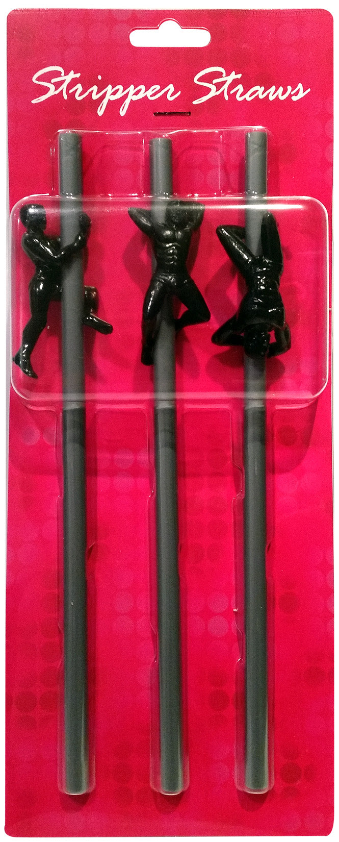 Kheper Games Male Stripper Straws — 3 Pack, Silver, 8-1/2 in - KG-NVS86