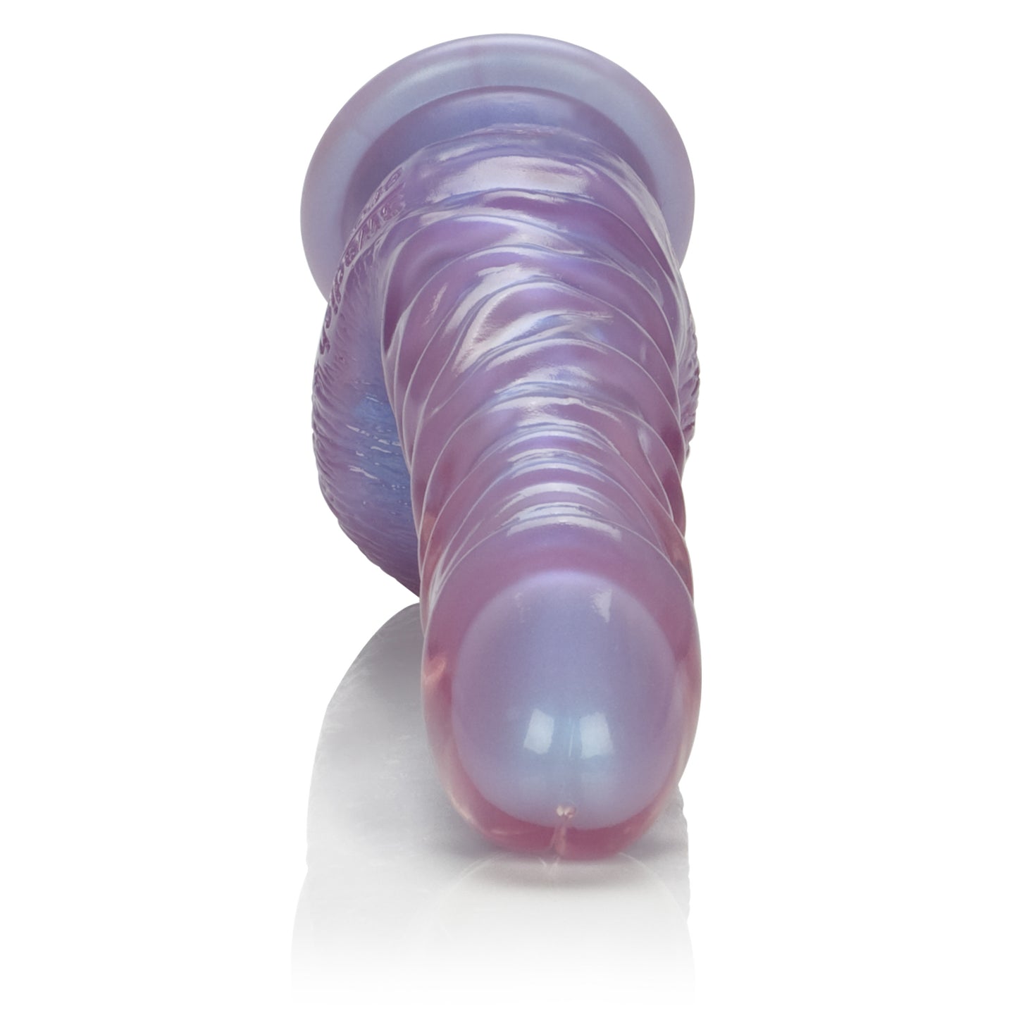 Crystal Cote 7 Inches Dong - Purple by CalExotics