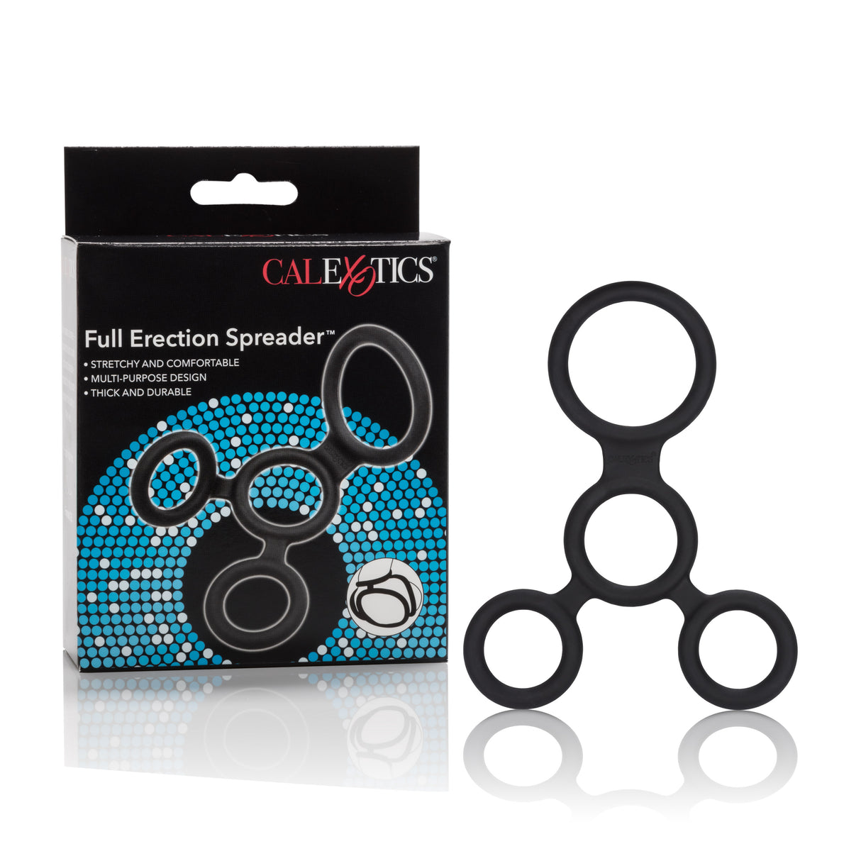 CalExotics Full Erection Spreader — Silicone Four-Ring Support - SE1426203