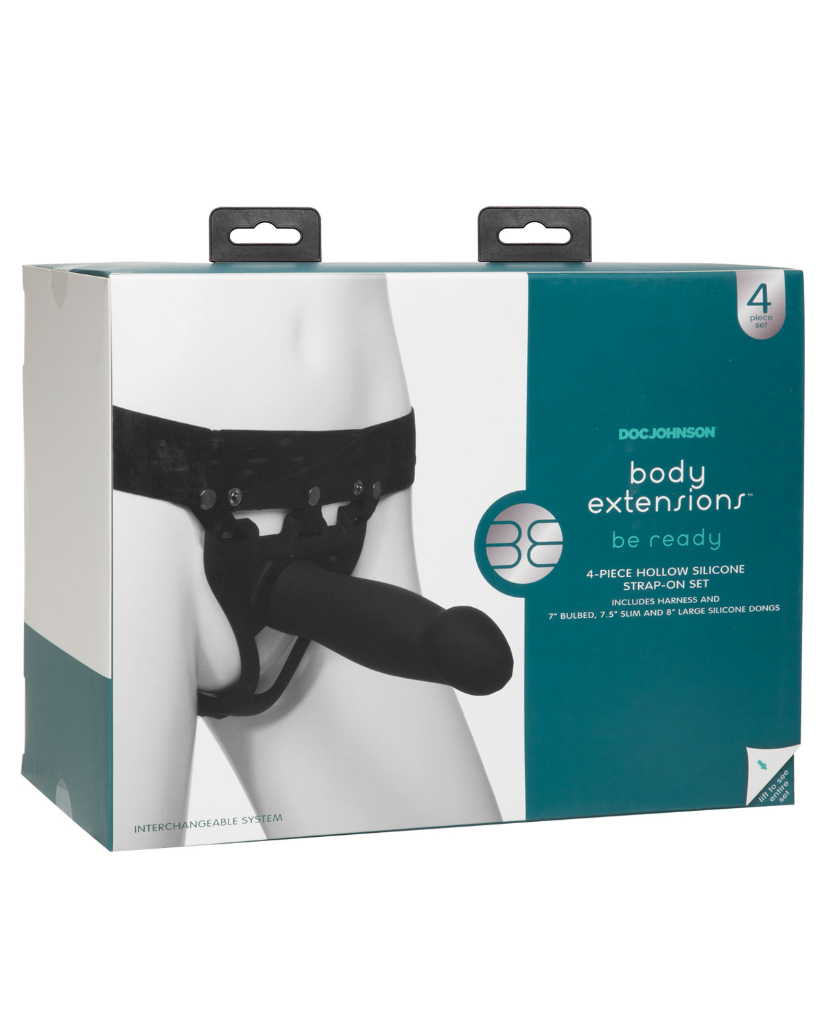 Body Extensions Be Ready 4 Piece Strap On Set by Body Extensions