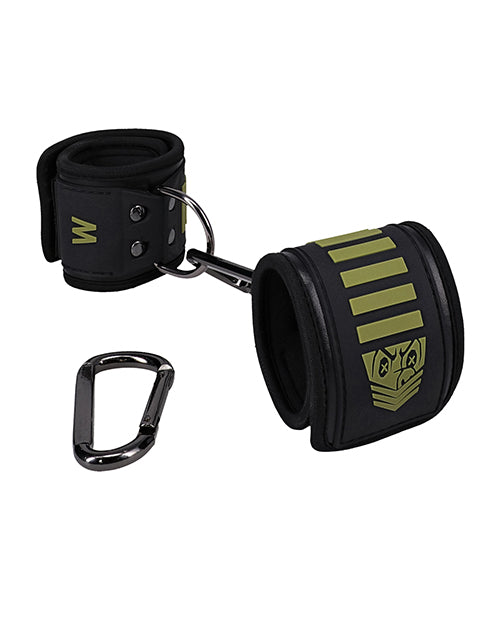 Fort Troff Tactical Wrist Cuffs - Black/Green by Fort Troff