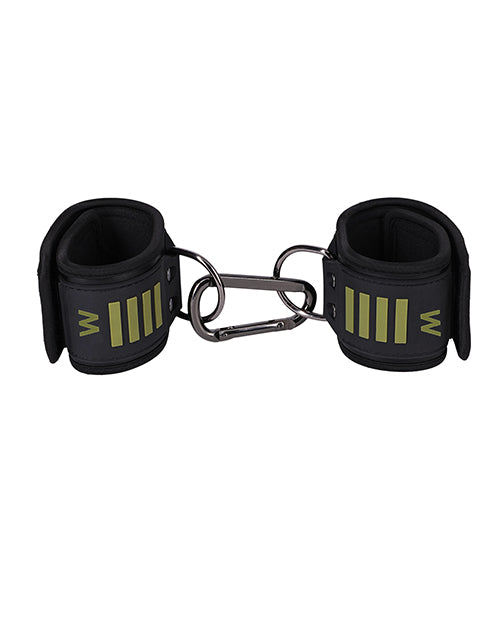 Fort Troff Tactical Wrist Cuffs - Black/Green by Fort Troff