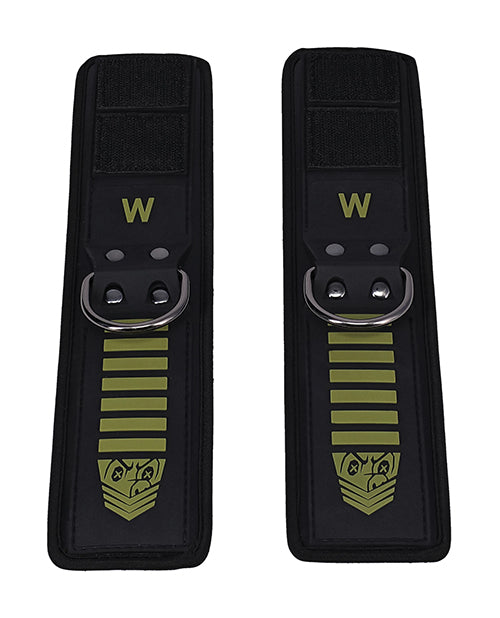 Fort Troff Tactical Wrist Cuffs - Black/Green by Fort Troff