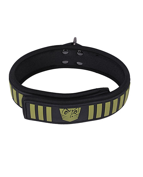 Fort Troff Tactical Collar & Leash - Black/Green by Fort Troff