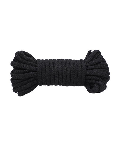 In A Bag 32 ft Cotton Bondage Rope — Black