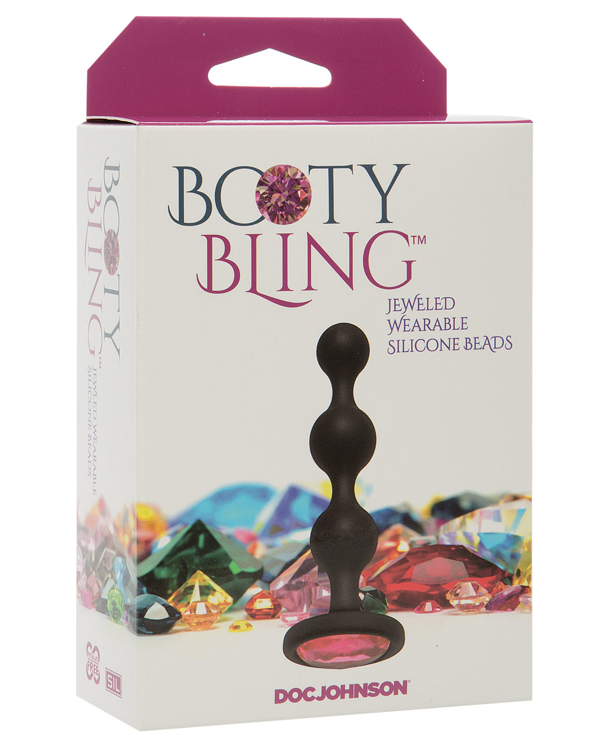 Booty Bling Wearable Silicone Beads - Pink by Booty Bling